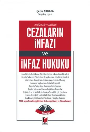 Cezaların İnfazı ve İnfaz Hukuku