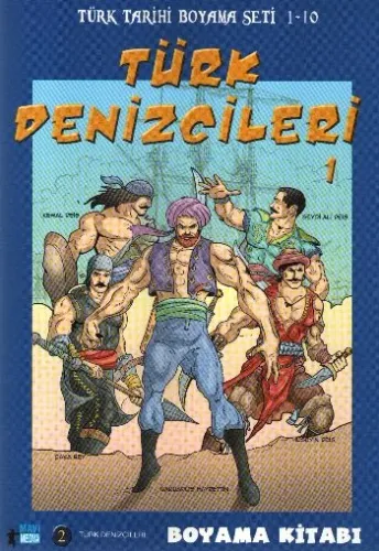 Türk Tarihi Boyama Seti-02: Türk Denizciler-1