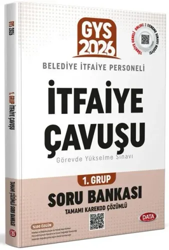 Data Yayınları 2026 Belediye İtfaiye Personeli İtfaiye Çavuşu 1. Grup 