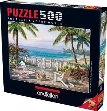 Anatolian Puzzle Sahilde / Coastal View 500 Parça  - 3556