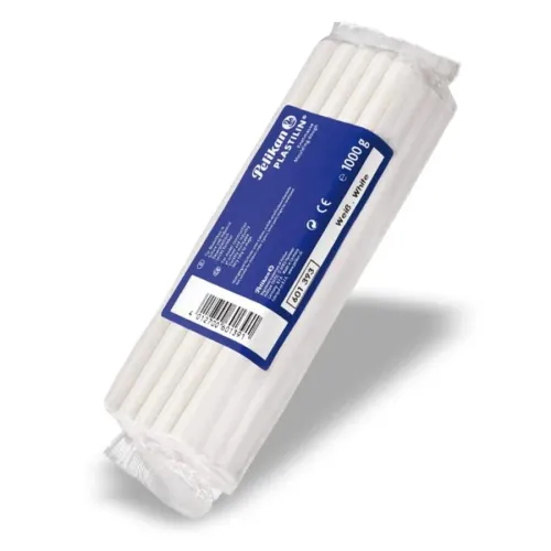 PELİKAN PLASTILIN KİL HAMUR KALIPLAMA (PAKET-1 KG) Beyaz