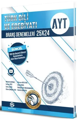 Bilgi Sarmal AYT Türk Dili ve Edebiyatı 25 x 24 Branş Denemeleri