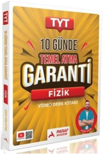Paraf TYT 10 Günde Temel Atma Garanti Fizik Video Ders Kitabı
