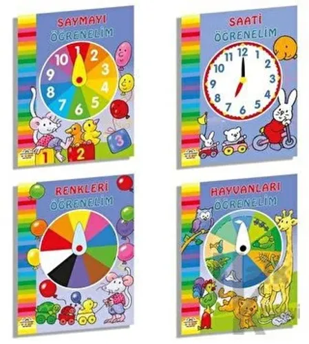 Haydi Öğrenelim Seti - 4 Kitap Takım - Halkkitabevi