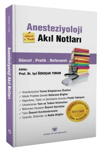 Anesteziyoloji Akıl Notları