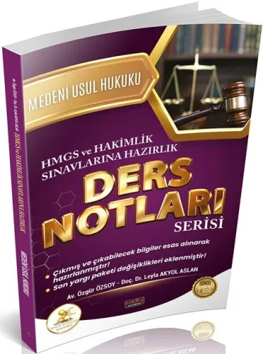 Savaş Yayınları 2026 HUKAL HMGS-HAKİMLİK Medeni Usul Hukuku Ders Notları