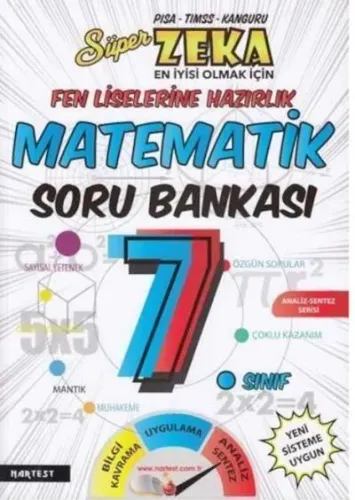 Nartest Yayınları 7. Sınıf Süper Zeka Fen Bilimleri Soru Bankası Nartest