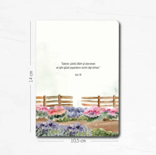 Esma – 3’lü Suluboya Desenli Mini Defter Seti