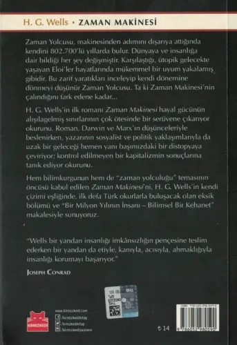 Zaman Makinesi H.G. Wells Kırmızı Kedi %44 indirimli