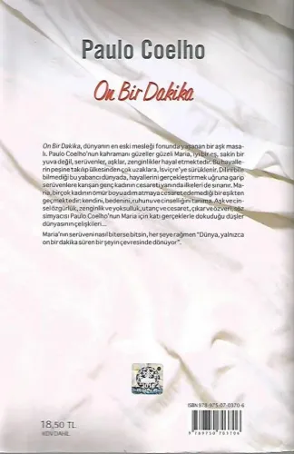 On Bir Dakika Paulo Coelho Can Yayınları %40 indirimli