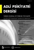 Adli Psikiyatri Dergisi – Cilt:4 Sayı:2 Nisan 2007 1