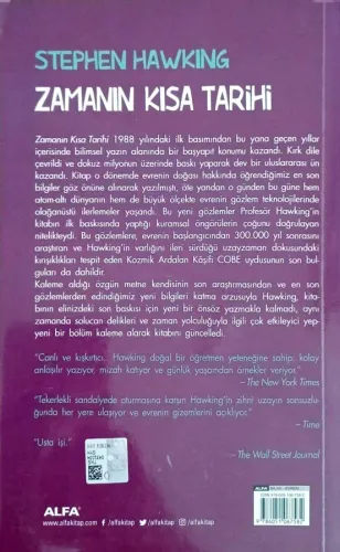 Zamanın Daha Kısa Tarihi stephen hawking Alfa Yayınları