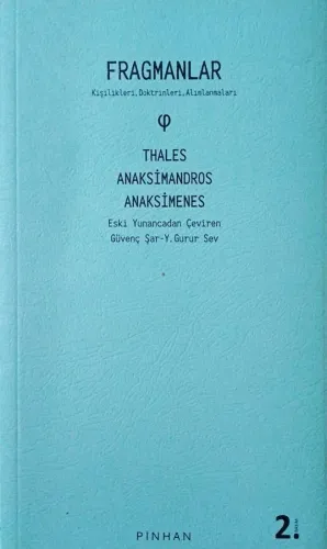 Fragmanlar - Thales, Anaksimandros ve Anaksimenes