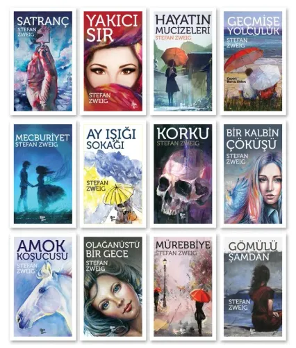 Stefan Zweig 12 Kitap Takım - Halkkitabevi