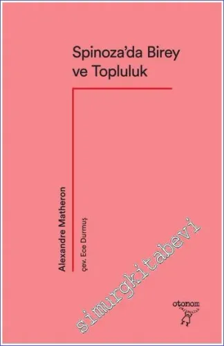Spinoza'da Birey ve Topluluk -         2023