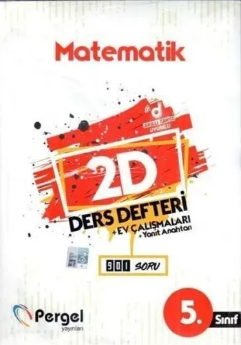 Pergel Yayınları 5. Sınıf Matematik 2D Ders Defteri Ev Çalışmaları