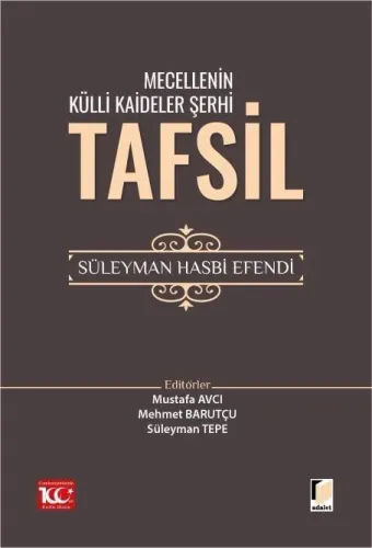 Mecellenin Külli Kaideler Şerhi Tafsil