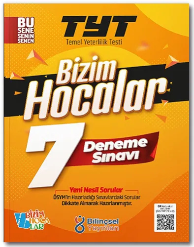 Bilinçsel Yayınları TYT Bizim Hocalar 7 Deneme