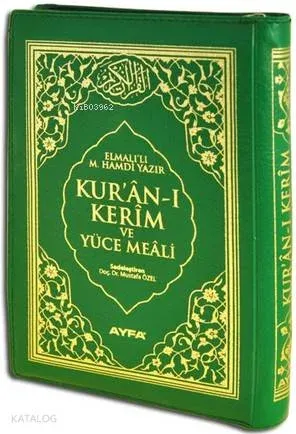 Kur'an-ı Kerim ve Yüce Meali (Ayfa-111, Çanta Boy, Ciltli, 17 Satır)