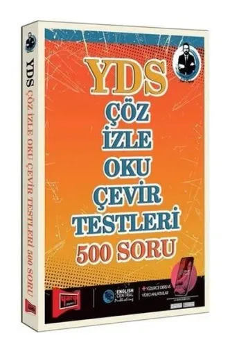 Yargı Yayınları YDS Çöz İzle Oku Çevir Testleri 500 Soru
