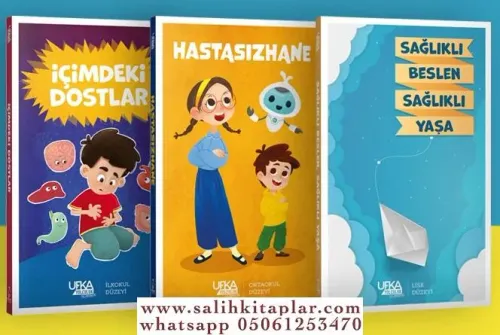 Ufka yolculuk - 3 kitap -  Sağlıklı Beslen Sağlıklı Yaşa - İçimdeki Dostlar -  Hastasızhane