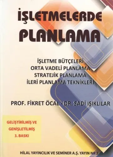 İşletmelerde Planlama