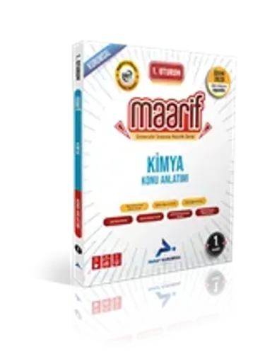PARAF 1.OTURUM MAARİF KİMYA KONU ANLATIM 1.KİTAP