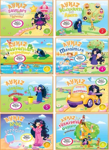Aykız - Okul Öncesi Dikkat ve Zeka Geliştirme; Etkinlik Seti + 5