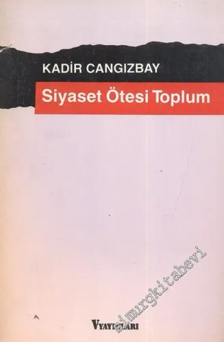 Siyaset Ötesi Toplum -        1987