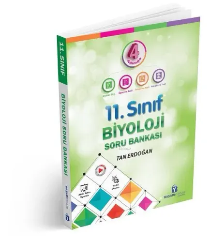 Başarıyorum 11. Sınıf 4 Adımda Biyoloji Soru Bankası Başarıyorum