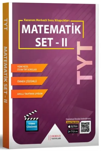 Derece Yayınları TYT Matematik Modüler Set II
