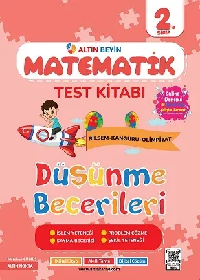 ALTIN NOKTA 2. SINIF ALTIN BEYİN MATEMATİK TEST KİTABI