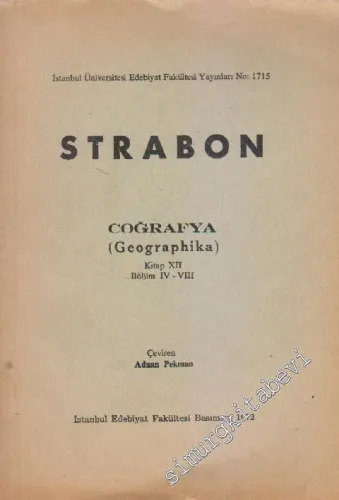 Coğrafya ( Geographika ) Kitap: 12; Bölüm: 4 - 8 -        1972