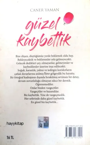 Güzel Kaybettik Caner Yaman Hayykitap