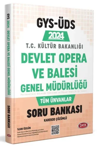 Data Yayınları 2024 GYS ÜDS Devlet Opera ve Bale Genel Müdürlüğü Soru Bankası