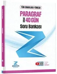 ZEDUVA YAYINLARI TÜRKÇE SAATİ 40 GÜN RİTÜEL PARAGRAF SORU BANKASI