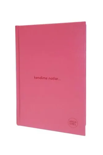 Kendime Notlar Arda Erel Defter - Pembe