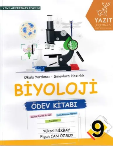 Yazıt 9. Sınıf Biyoloji Ödev Kitabı