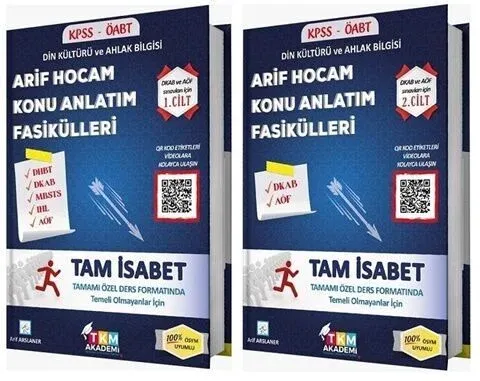 TKM Akademi ÖABT Din Kültürü ve Ahlak Bilgisi Tam İsabet Konu Anlatım Fasikülleri 2 Cilt Set