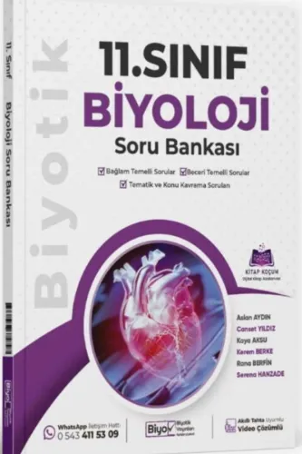 BİYOTİK 11.SINIF BİYOLOJİ SORU BANKASI