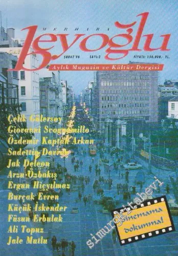 Merhaba Beyoğlu Aylık Magazin ve Kültür Dergisi  - Sayı: 2      Şubat 1996