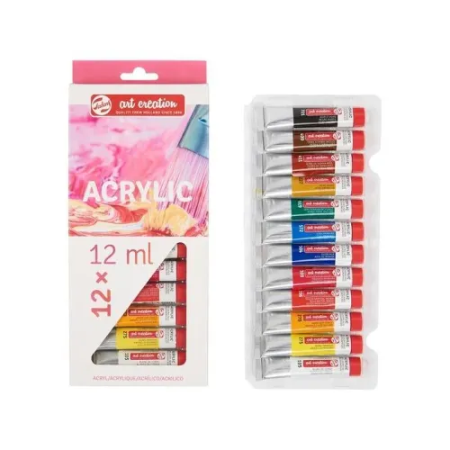 TALENS AKRİLİK BOYA SET (12X12ML.)