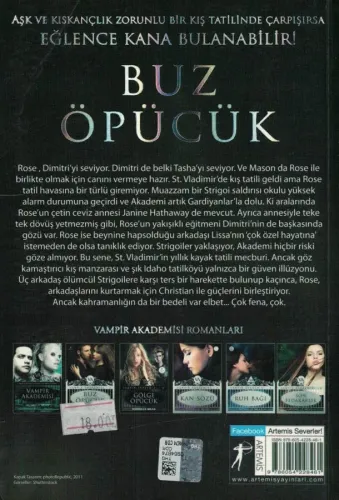 Buz Öpücük Richelle Mead Artemis Yayınları %67 indirimli