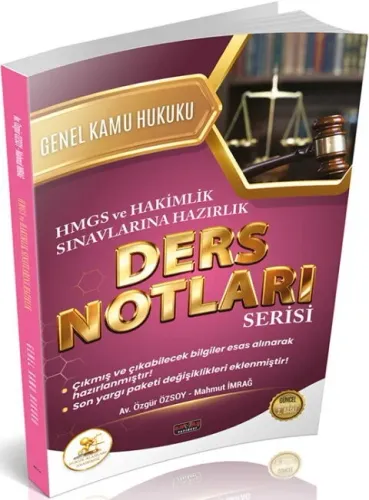 Savaş Yayınları 2026 HUKAL HMGS-HAKİMLİK Genel Kamu Hukuku Ders Notlar