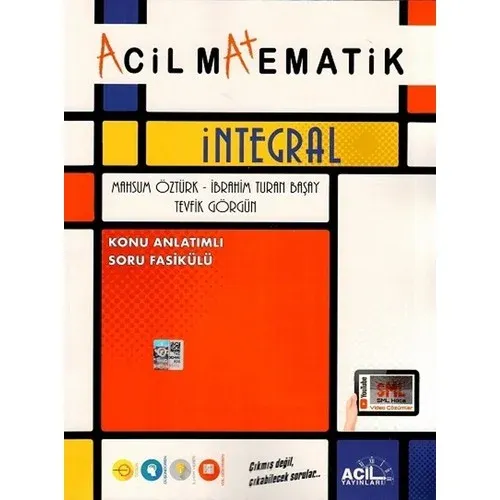 ACİL  AYT MATEMATİK İNTEGRAL Konu Anlatımlı Soru Fasikülü