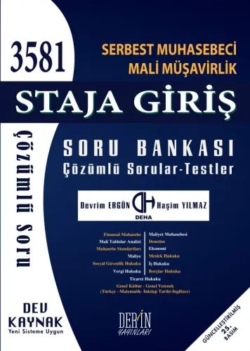 SMMM Staja Giriş Soru Bankası %14 indirimli