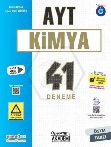 Üçgen Akademi AYT - Kimya- 41 Deneme - 2024