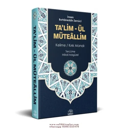 Talimül Müteallim Tercümesi | Kelime Manalı