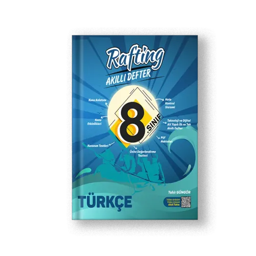 Rafting 8. Sınıf Türkçe Akıllı Defter