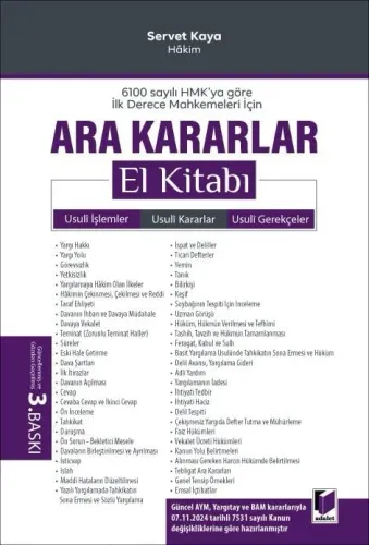 Ara Kararlar El Kitabı